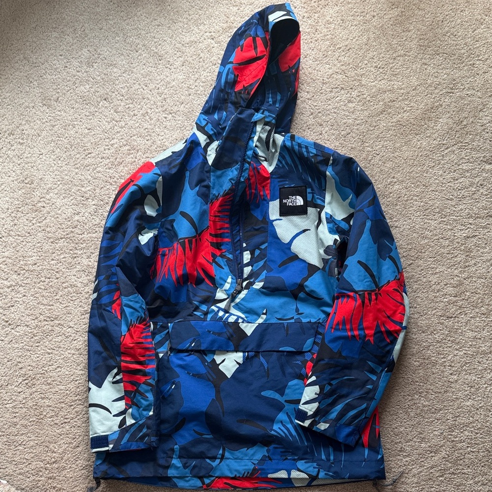 The North Face Floral Blue and Red Snowjacket